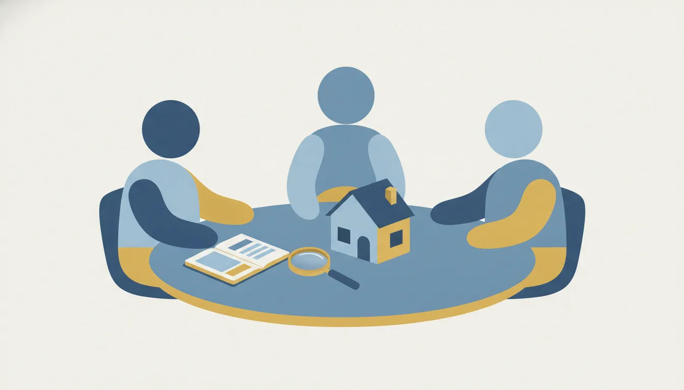 Editorial illustration for Who Is Helping With Your Home Loan Decision? Questions to Ask.
