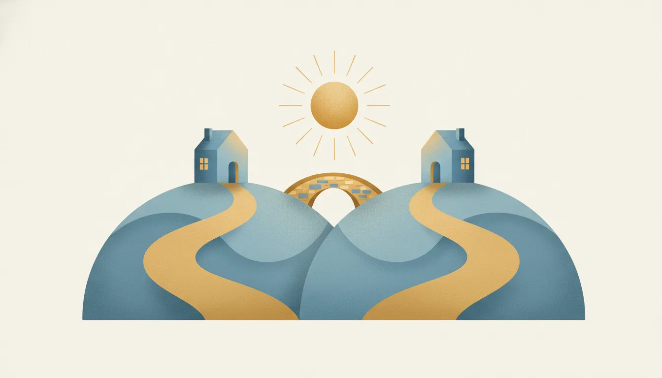 Editorial illustration for When Two Housing Numbers Rise Together: Correlation vs. Cause.